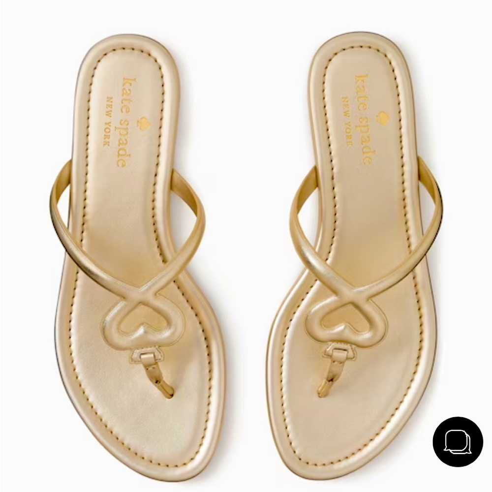 Kate Spade Pamala Sandal size 10 Gold